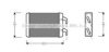 AVA QUALITY COOLING OL6007 Heat Exchanger, interior heating